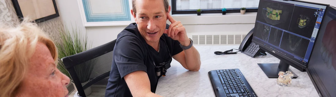 Dentist Chicago IL Dan Strobel Consulting Patient 3D Guided Implants