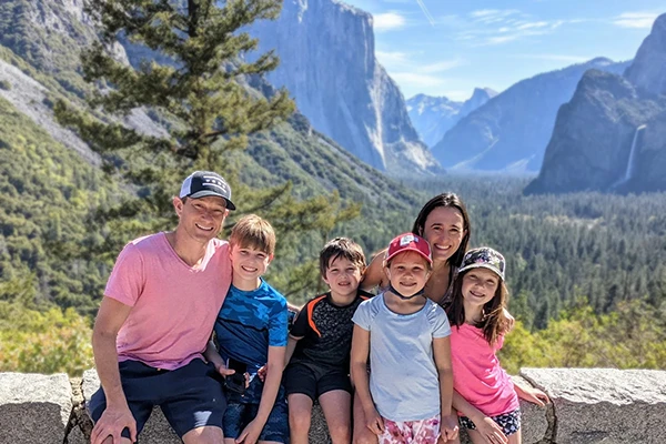 Dentist Chicago IL Dan Strobel With Family In Mountains Dentist Chicago IL Dan Strobel With Family In Mountains