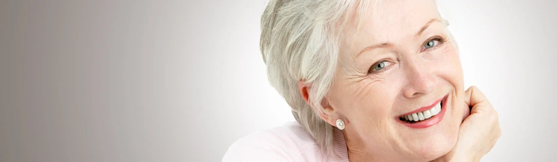 Dentist Chicago IL Older Woman Smiling Happy Dentist Chicago IL Older Woman Smiling Happy